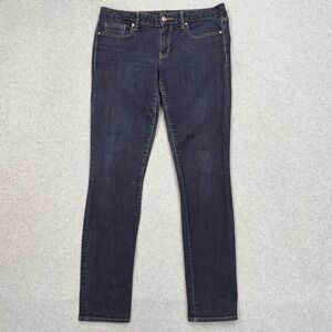 Gap 1969 Always Skinny Jeans Womens 31L Blue Rinse Denim Slim Stretch W34 L31